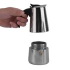 Cafeteira Expresso Italiana Para 6 Xícaras Aço Inox | Baqueli